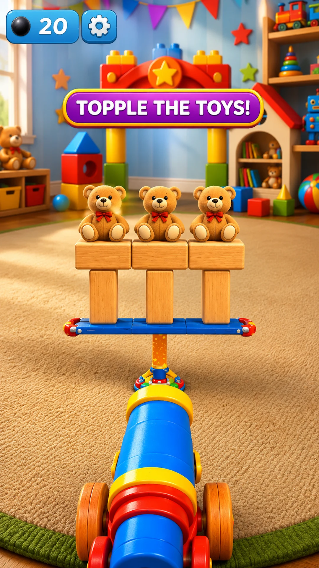 Toy Smash: Cannon Blast Puzzle screenshot
