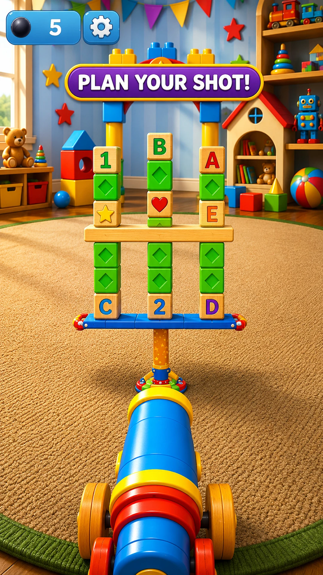 Toy Smash: Cannon Blast Puzzle screenshot