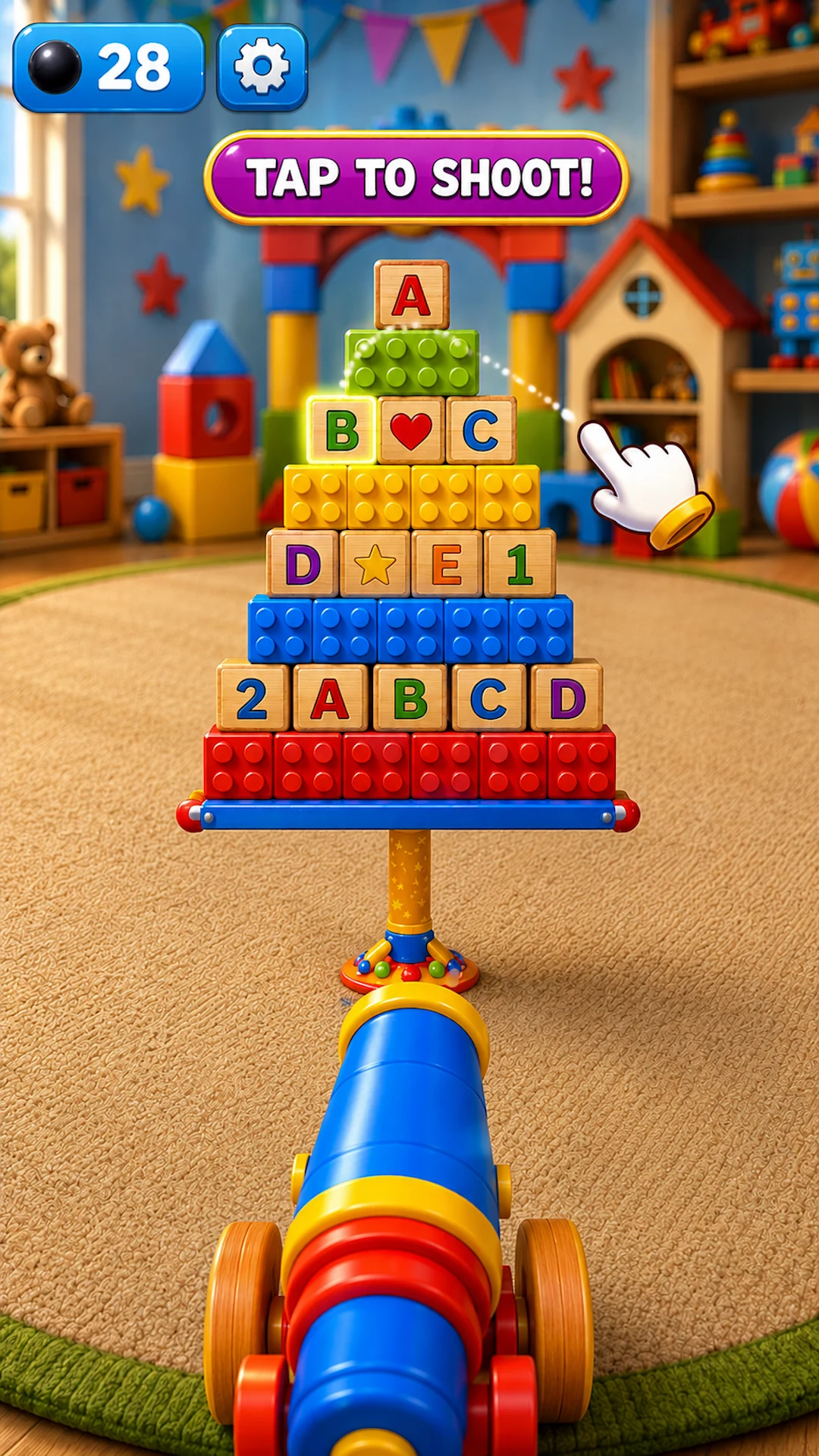 Toy Smash: Cannon Blast Puzzle screenshot
